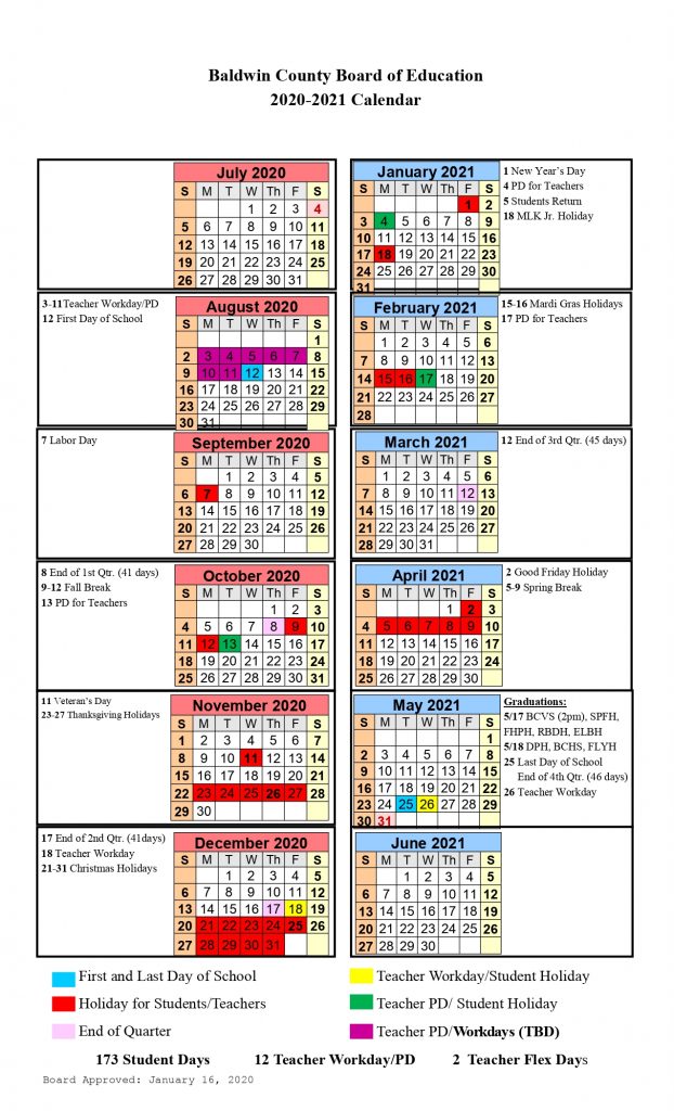 Baldwin County Public School Holidays Archives US School Calendar